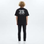 ⁦טי שירט אוברסייז ריקמה בגב של ENRICO ROSSI⁩ – תמונה ⁦3⁩