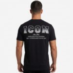 ⁦טי-שרט מעוצב שחור של ICON PARIS⁩ – תמונה ⁦3⁩