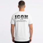 ⁦טי-שרט מעוצב לבן של ICON PARIS⁩ – תמונה ⁦2⁩