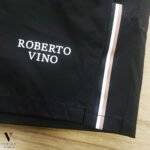 ⁦מכנסי בגד ים שחור ROBERTO VINO⁩ – תמונה ⁦10⁩