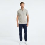 ⁦פולו קצר מעוצבת אפורה של WJEANS⁩ – תמונה ⁦3⁩