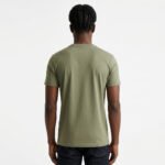 ⁦טי שירט זית עיצוב ריקמה עם של WJEANS⁩ – תמונה ⁦3⁩