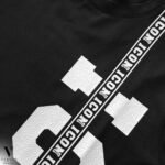 ⁦מעבר כותנה שחור עם עיצוב מודפס של ICON PARIS⁩ – תמונה ⁦4⁩